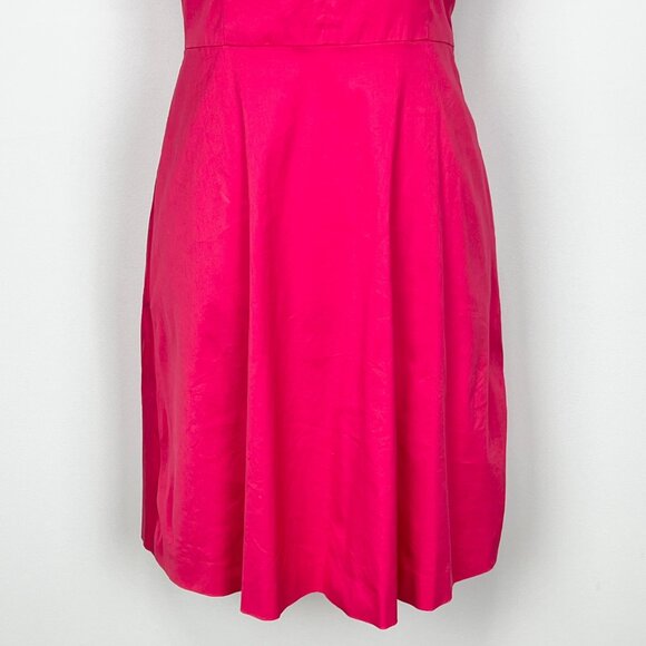 Theory Womens Etiara Impeccable Pink Sleeveless Dress A Line Pockets size 2 - Picture 4 of 11
